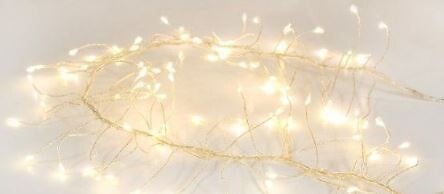 Série Luminosa De Natal Branco Quente 800 LEDs 10m
