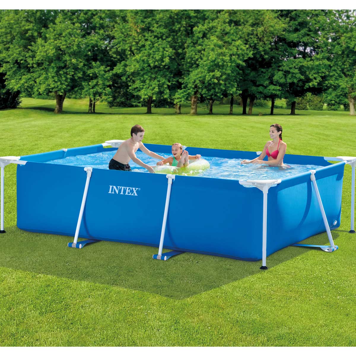 Piscina tubular retangular Intex