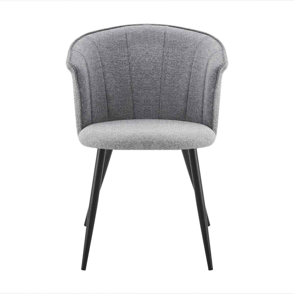 Cadeira LOLA cinza em tecido