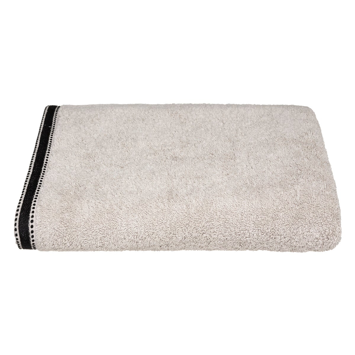 Toalha len&ccedil;ol de banho JOIA bege 100x150cm
