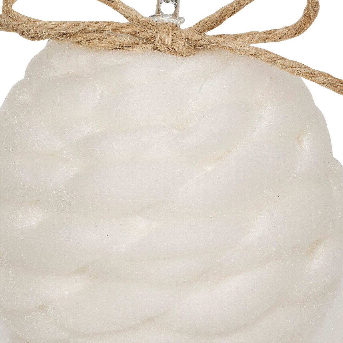 Bola de natal de tricot 8cm