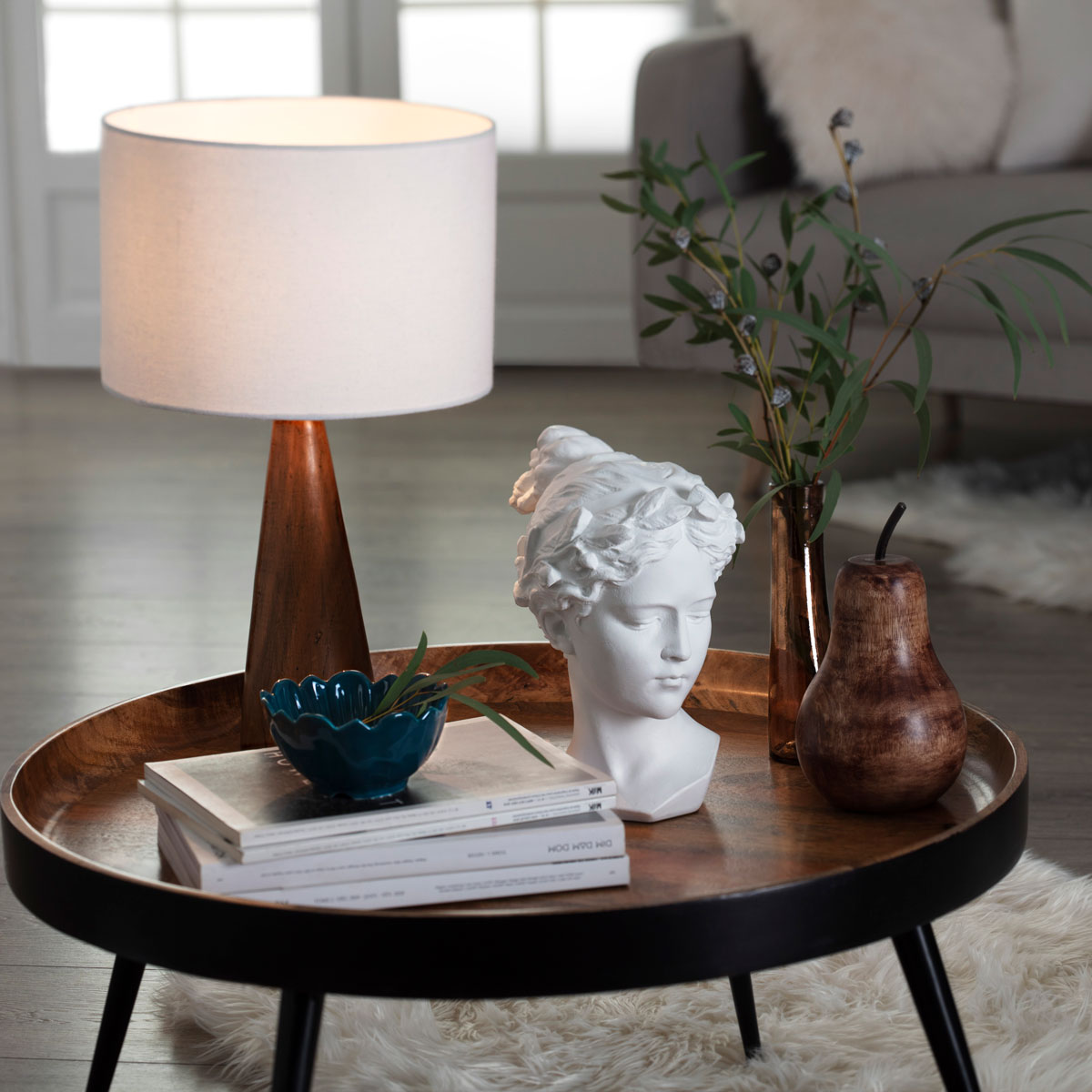 Estátua cabeça de homem DAVID