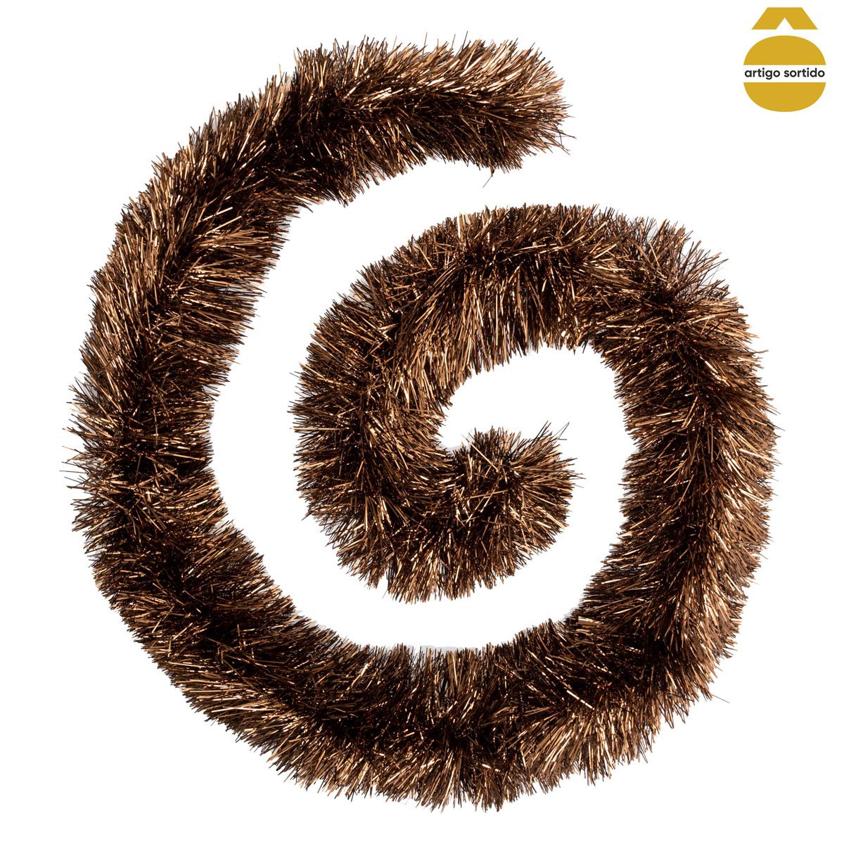 Grinalda castanha 2m