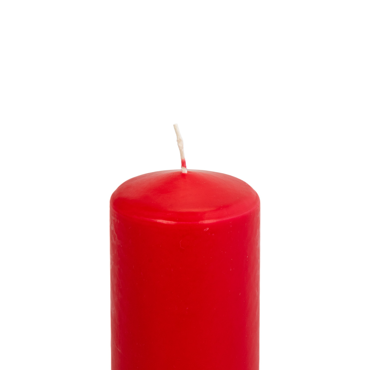 Vela PILAR basic vermelha 14cm