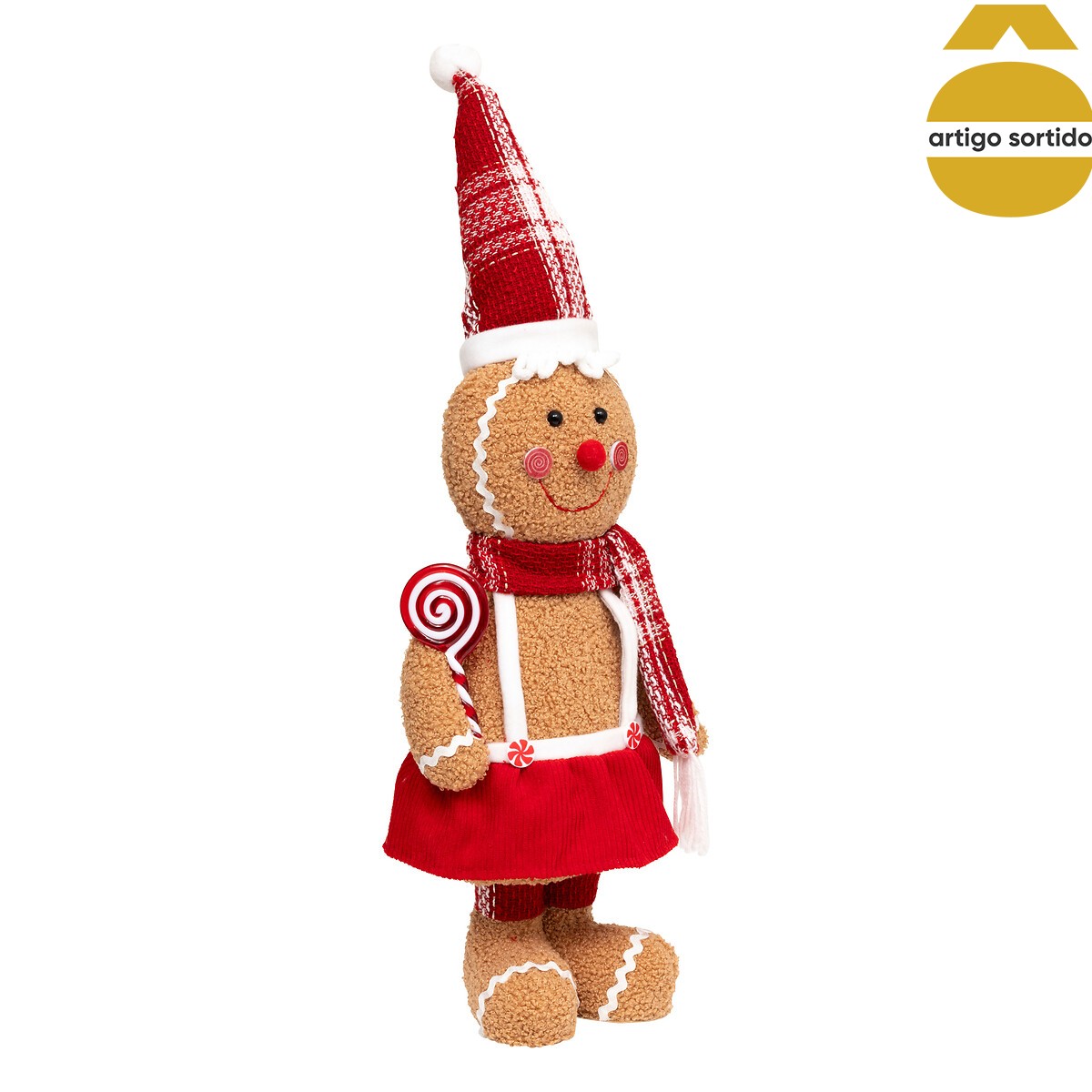 Figura bolacha de gengibre 49cm