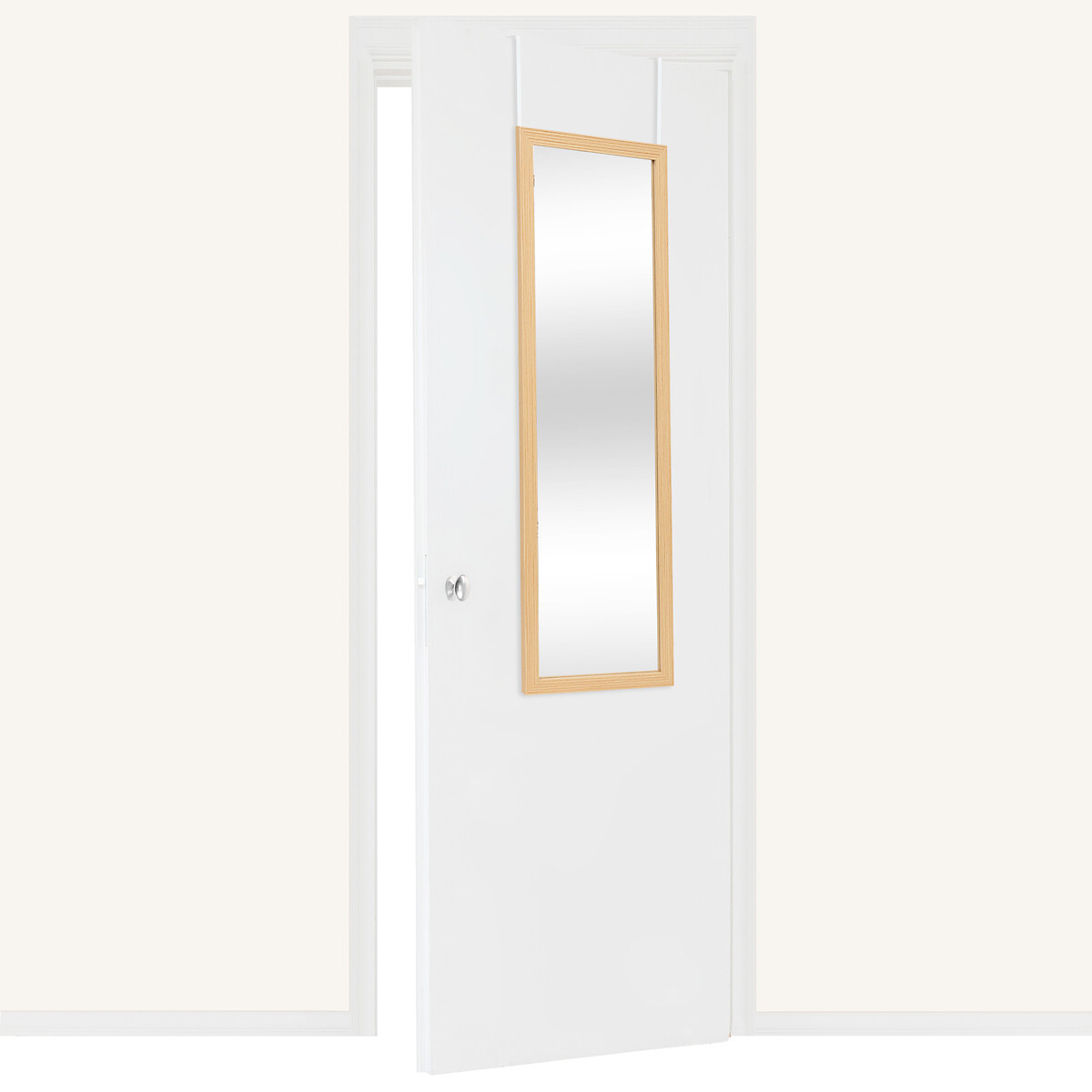 Espelho wc TASSO castanho para porta 109cm