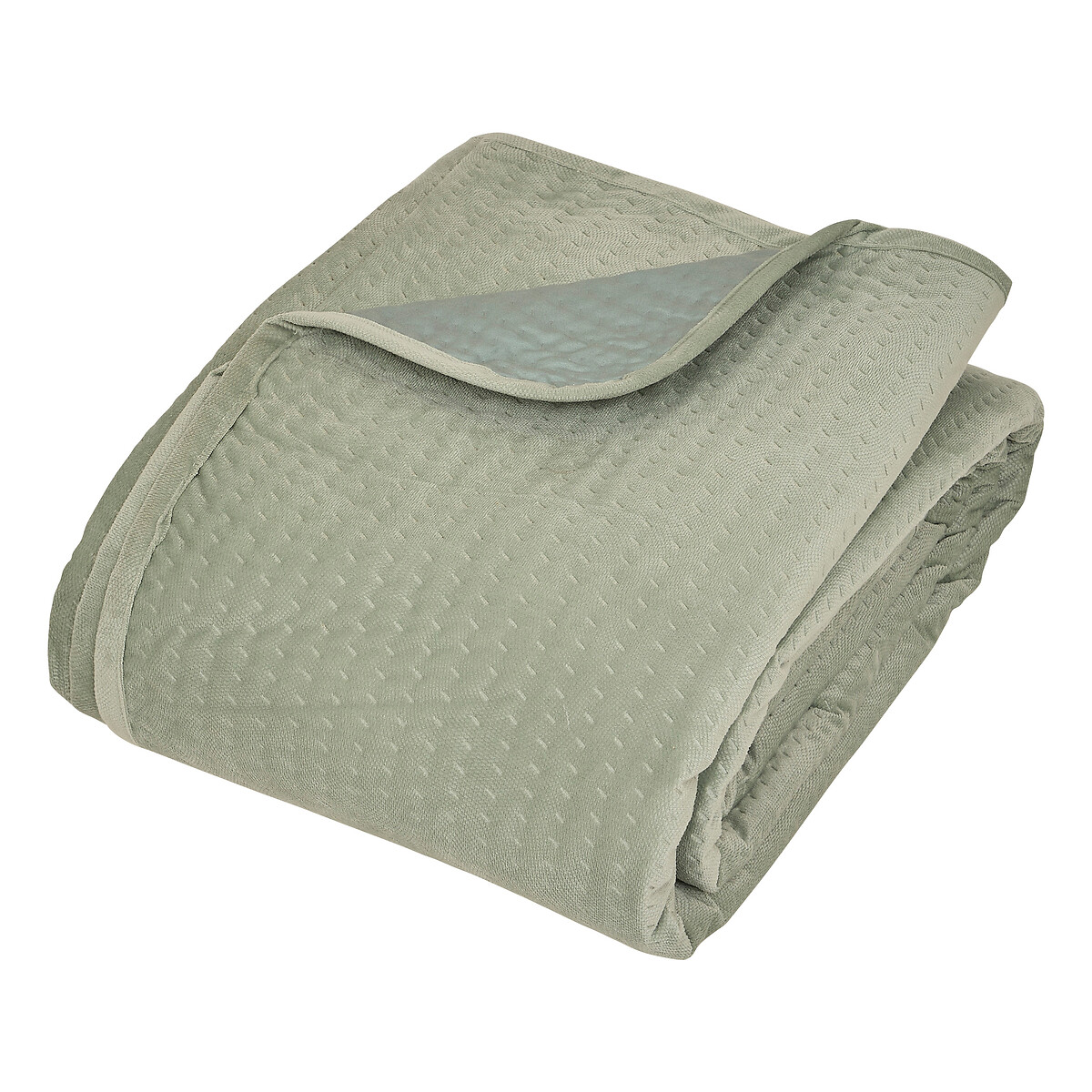 Colcha e 2 capas de almofada LILOU verde 240x260cm