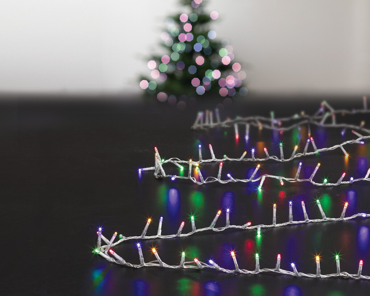 Série luminosa de natal multicolor 1000 leds 25m
