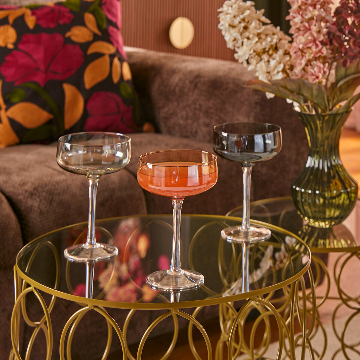 Conjunto de 6 ta&ccedil;as para champanhe LUCIA