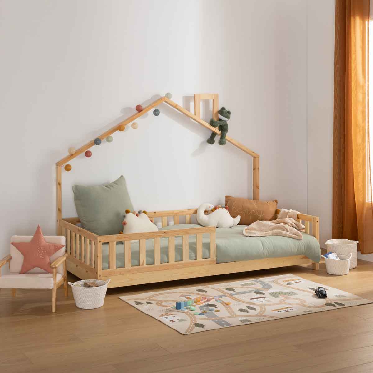 Cama montessori casinha 90x190cm