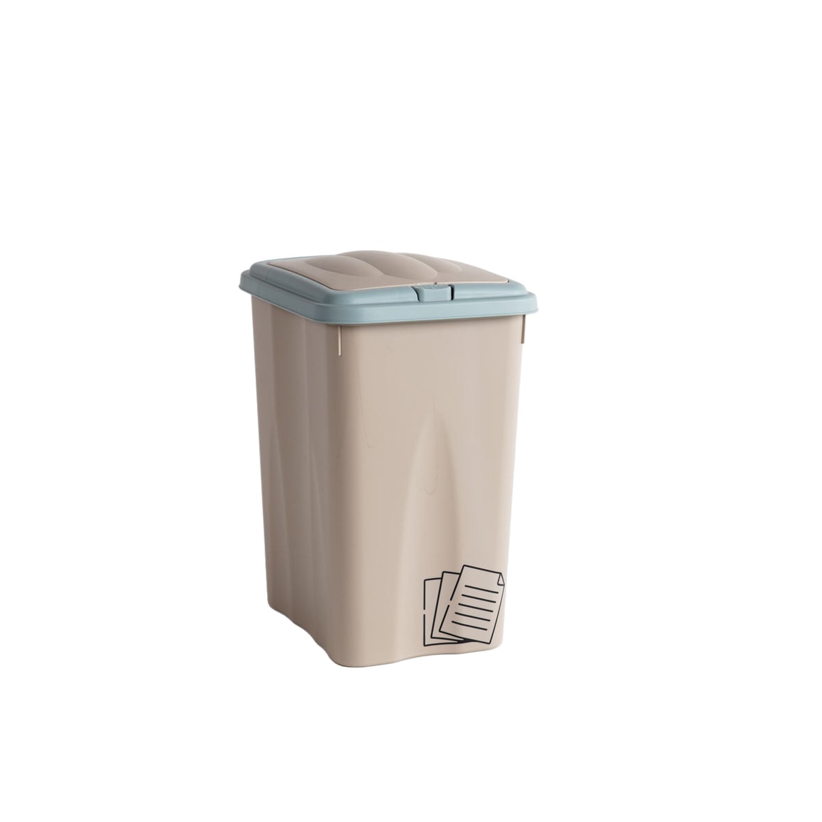 Ecoponto 21L pl&aacute;stico com tampa azul