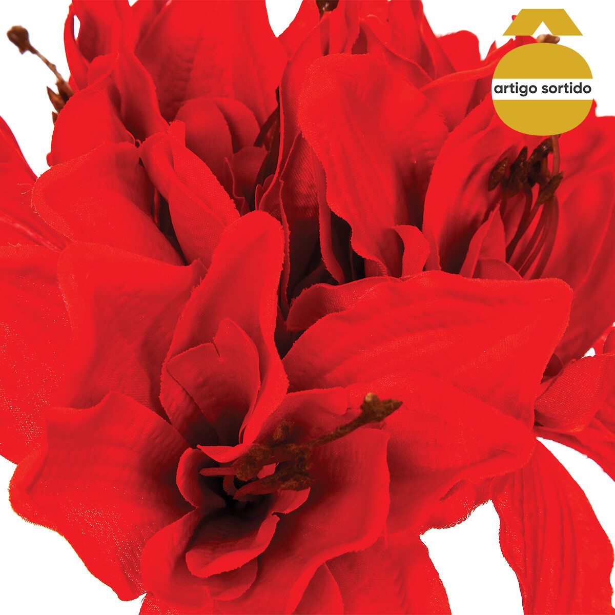 Bouquet de 6 amarilis 31cm