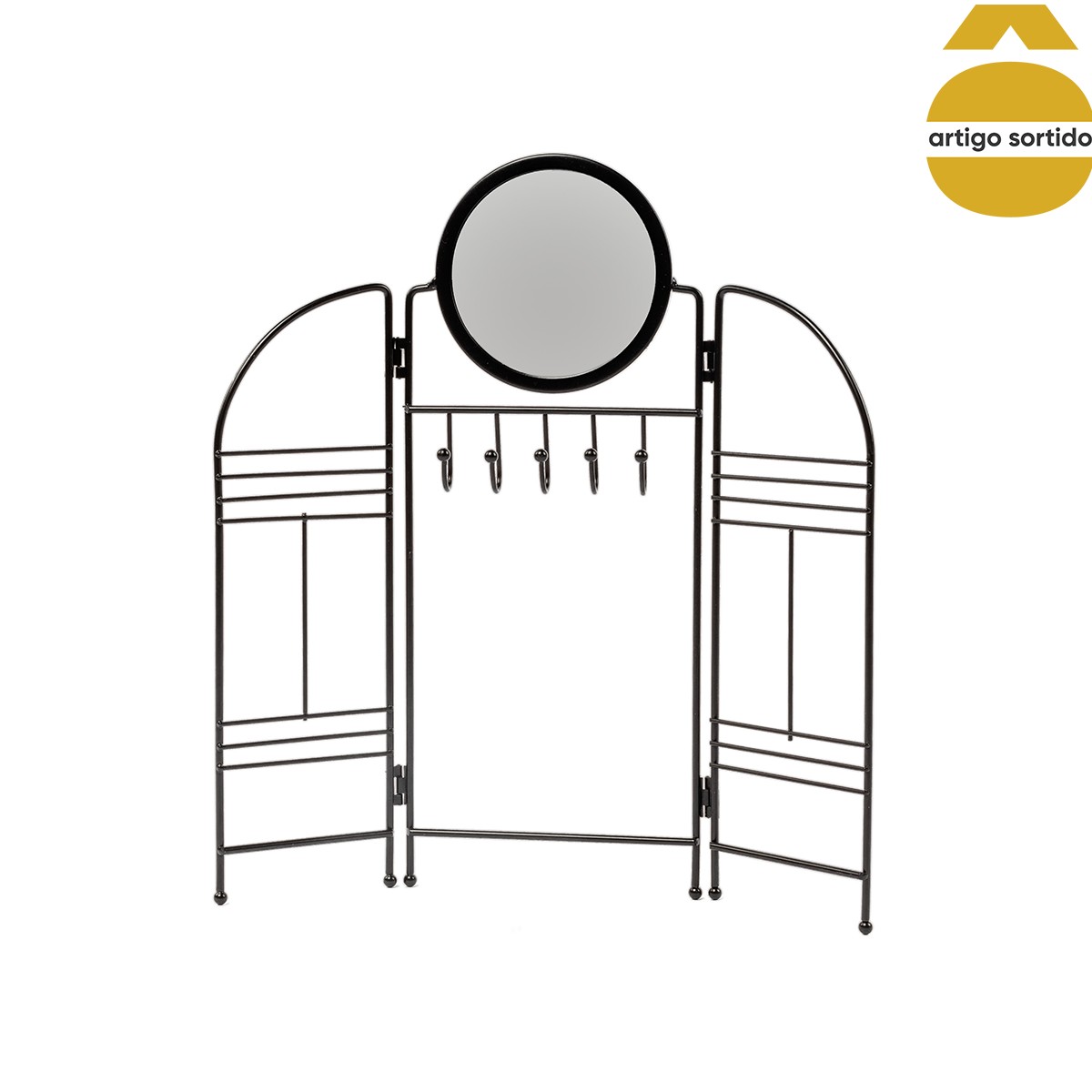 Porta bijuteria FEEL em metal 33cm