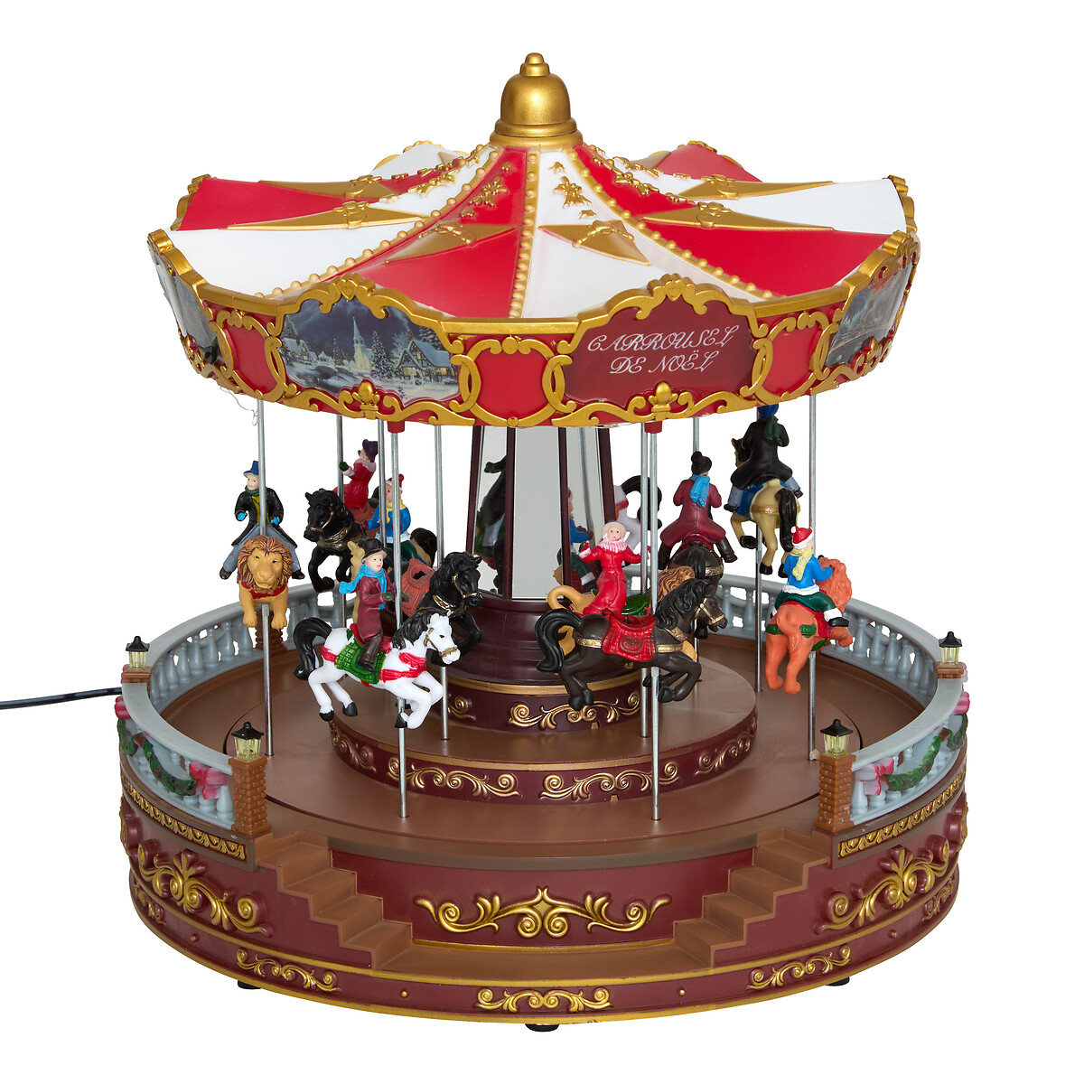 Carrossel animado com figuras