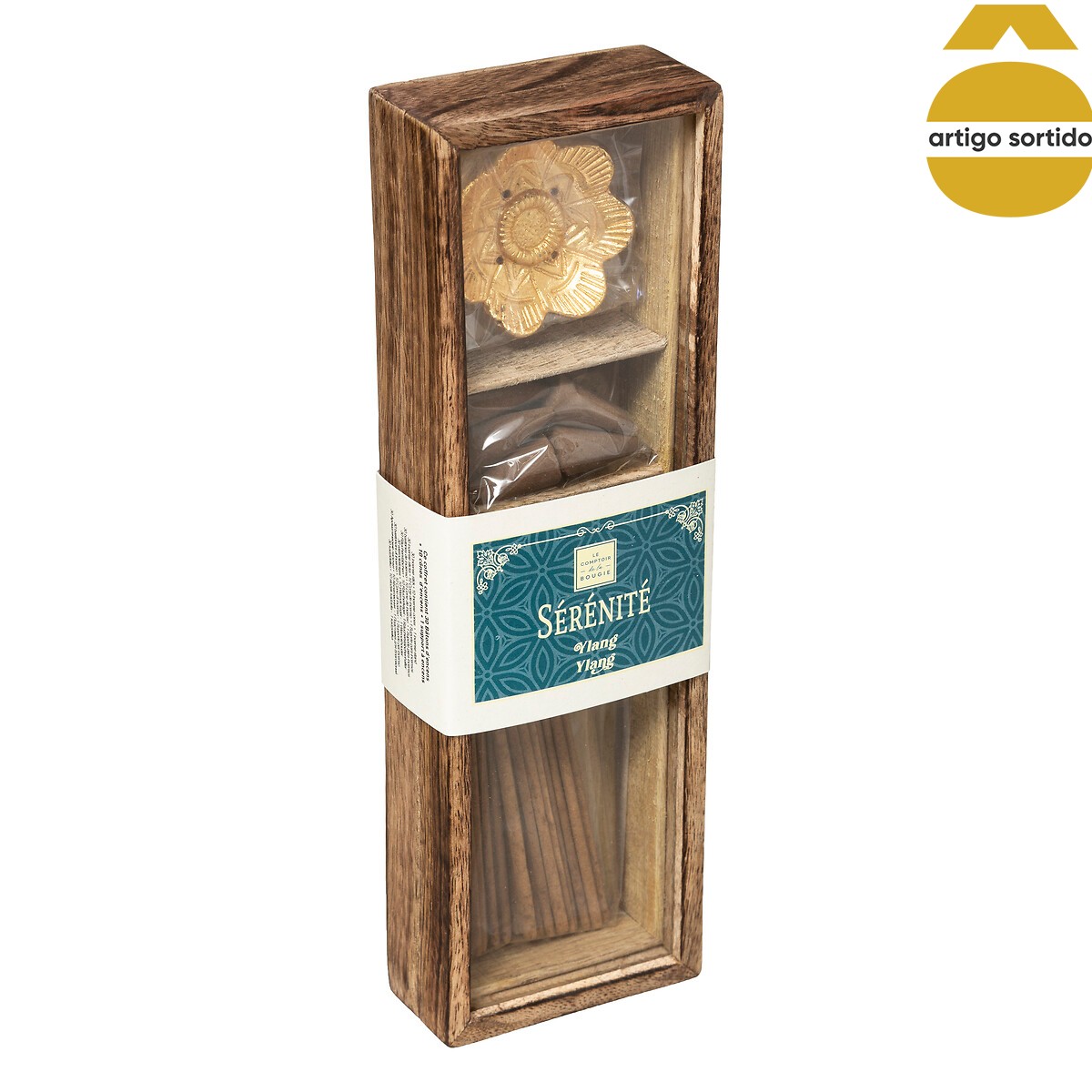 Conjunto de incenso e cones doly