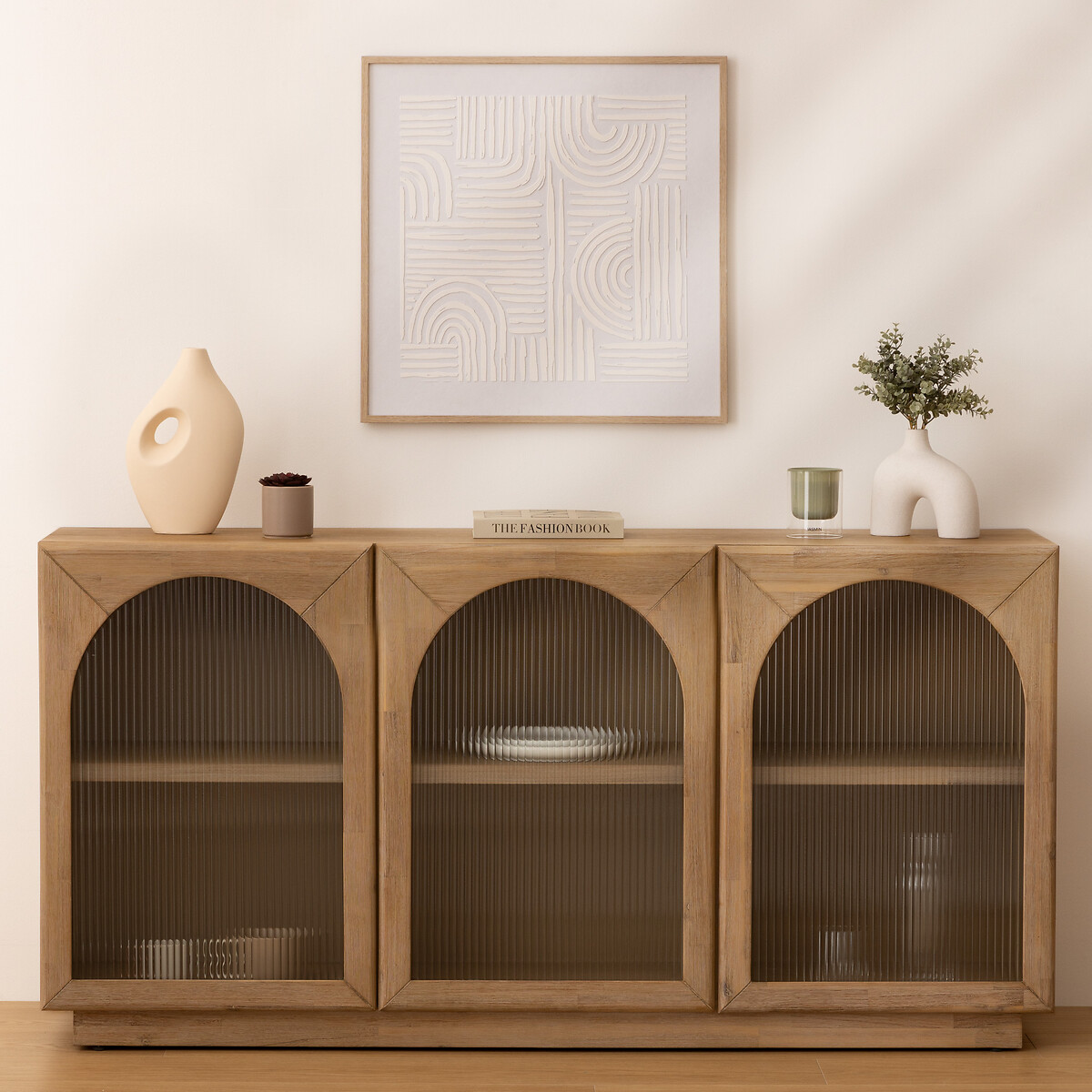 Quadro decorativo KAYA branco 60x60cm