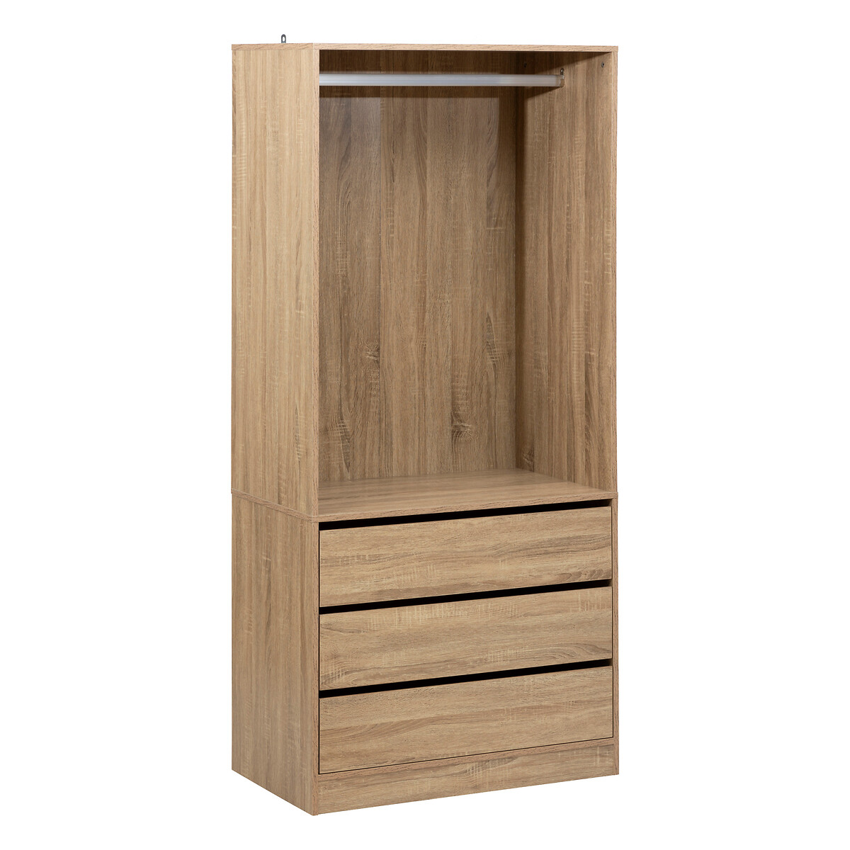Roupeiro com 3 gavetas em mdf DOLO,  Roupeiro com 3 gavetas em mdf DOLO