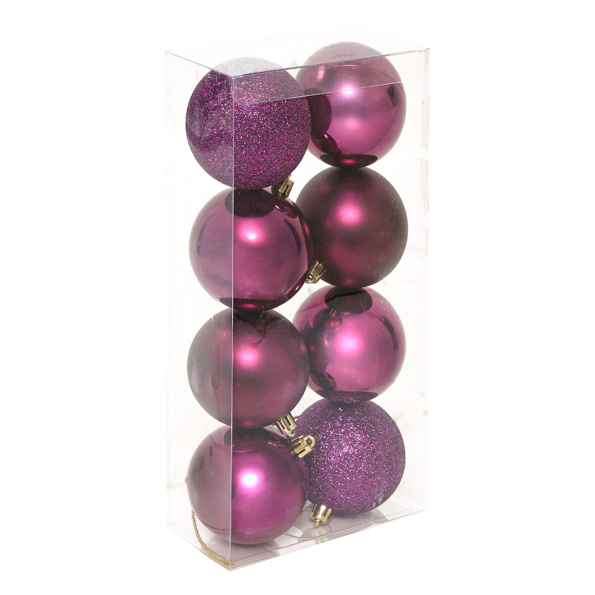 Conjunto de 8 bolas de natal 7cm