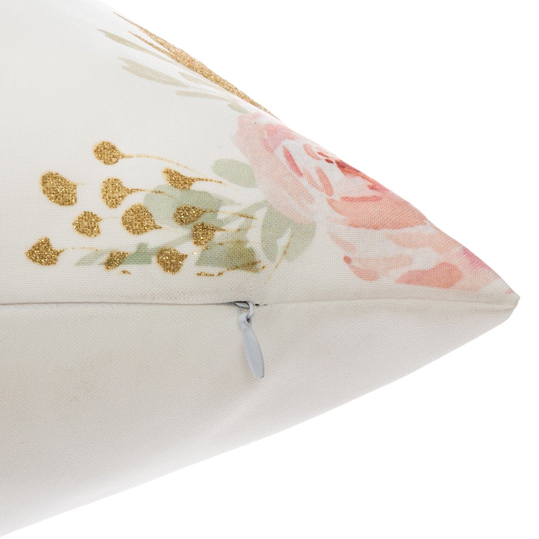 Almofada unicórnio com pompons