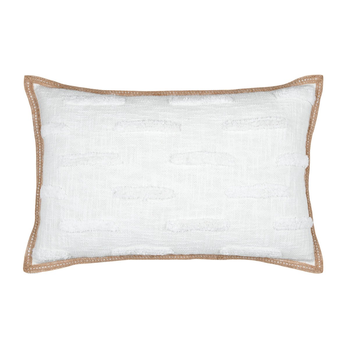 Almofada JOSEPHA cru em algod&atilde;o 40x60cm