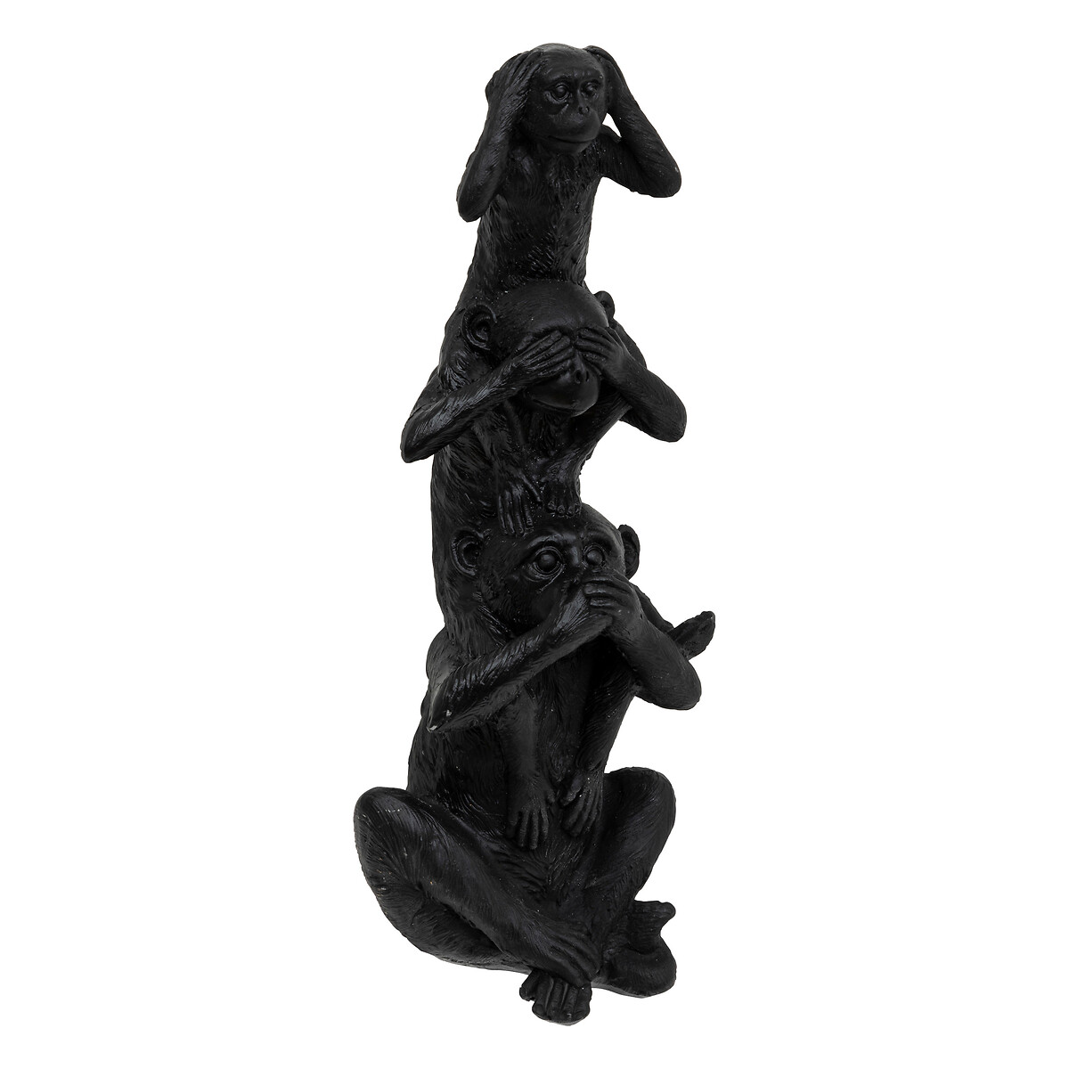 Est&aacute;tua macaco preto 24,5cm