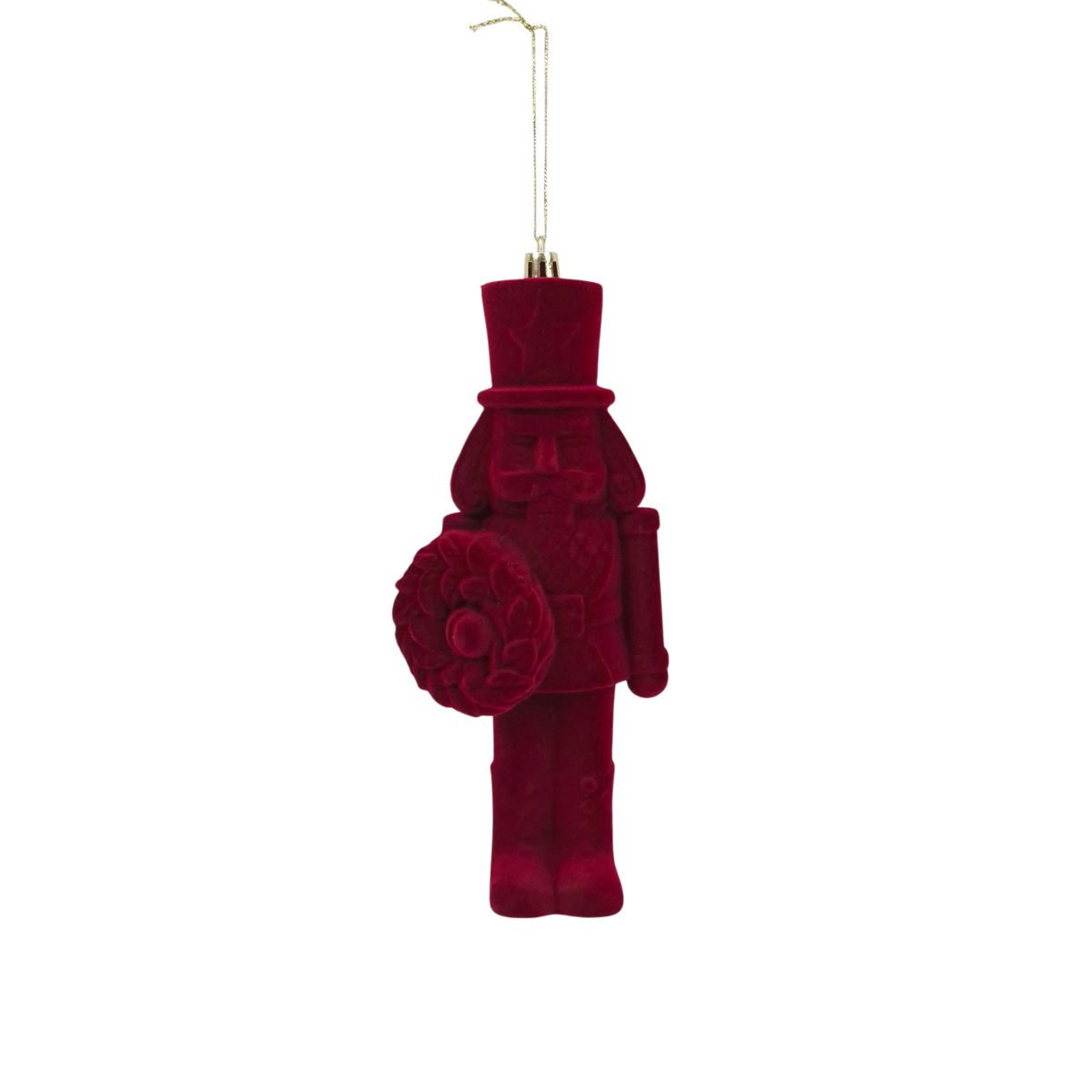 Pendurante soldado de chumbo bordeaux