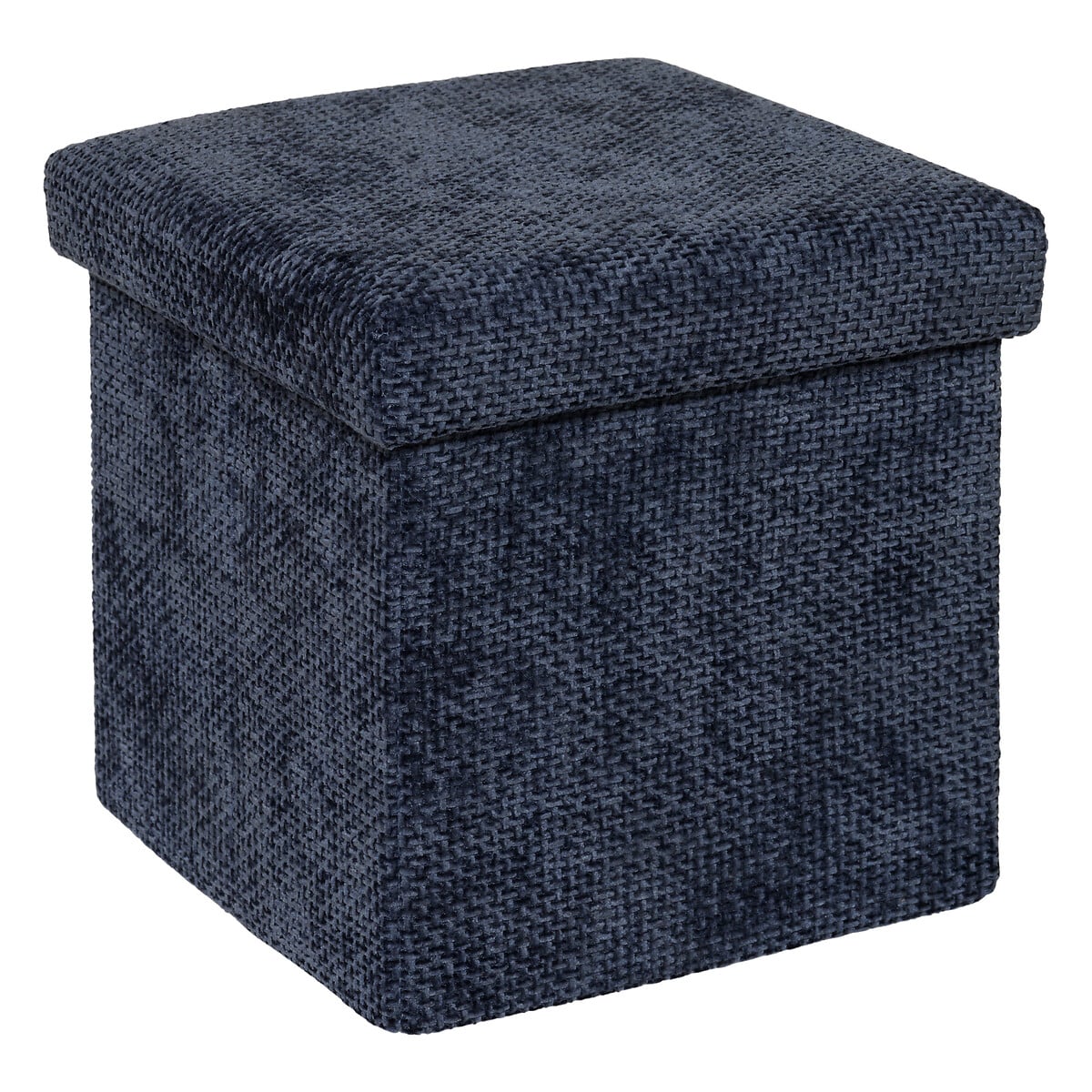 Pufe VELVY azul escuro 31x31cm