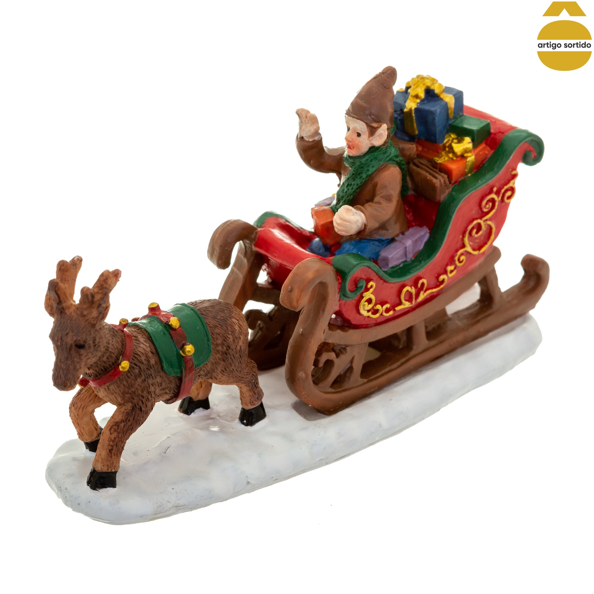 Figura decorativa na neve 10cm