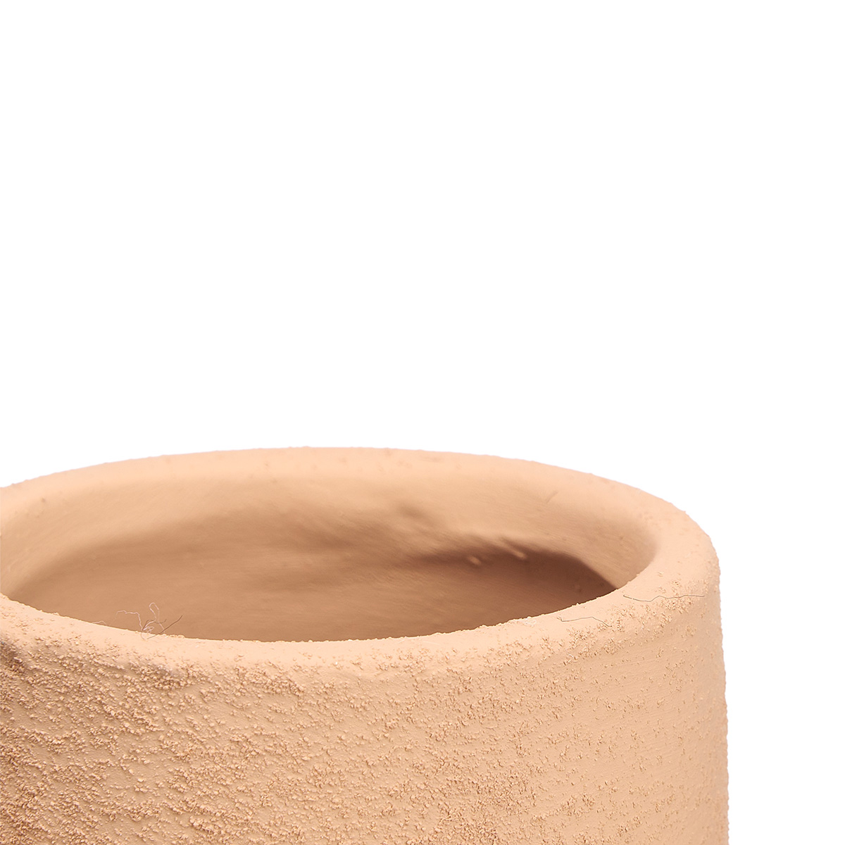 Jarra castanha em cer&acirc;mica 25cm