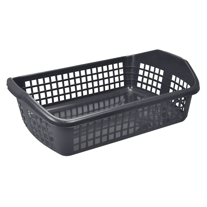 Cesto para roupa baixo cinza 25l,  Cesto para roupa baixo cinza 25l