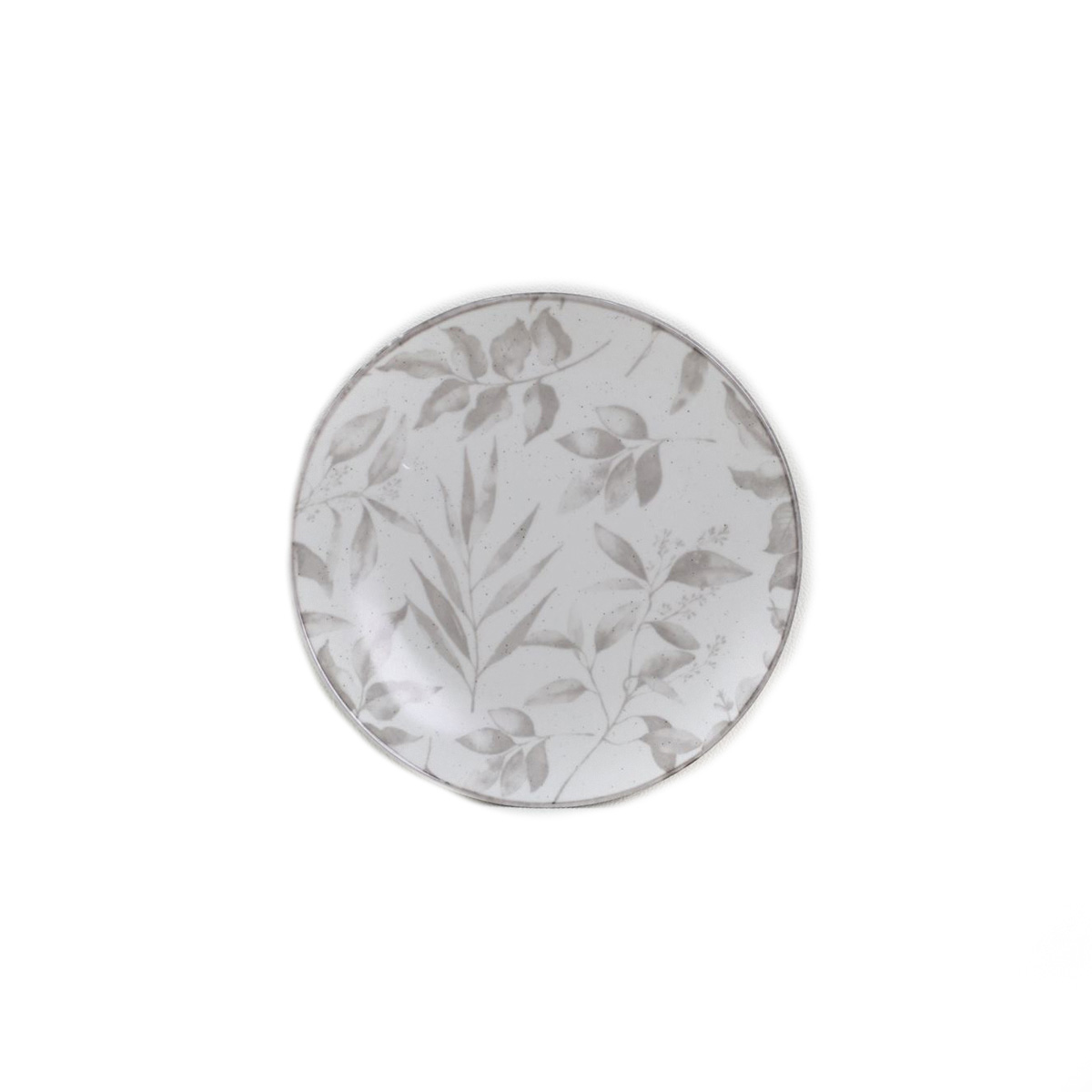 Prato de sobremesa BLOOM bege de cer&acirc;mica