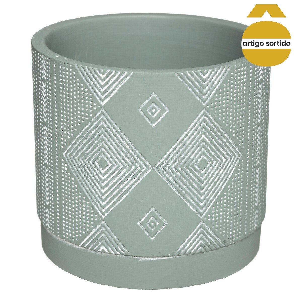 Vaso OASIS 3d de cimento 13cm