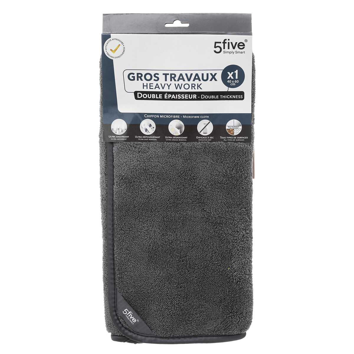 Pano microfibra resistente 40x60cm