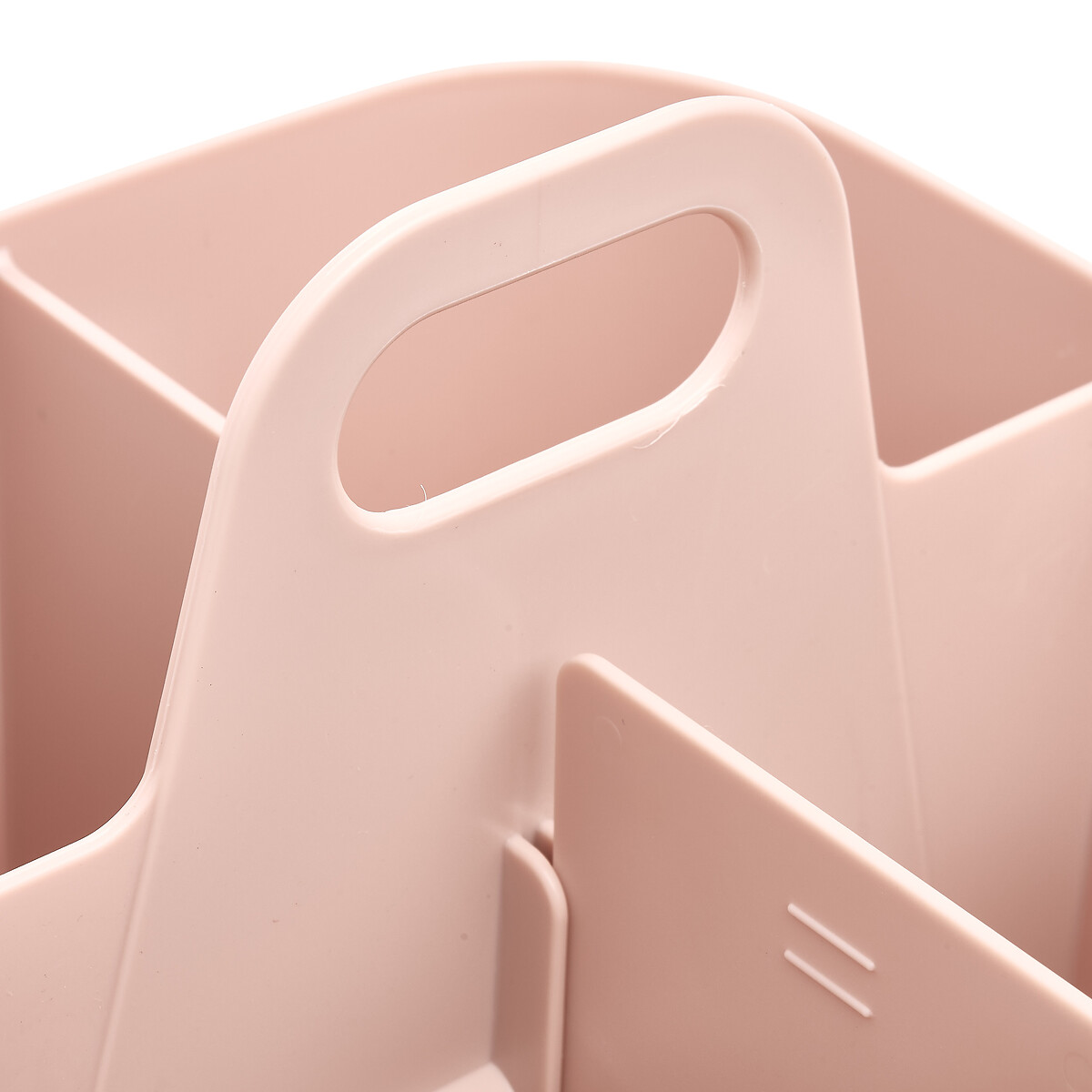 Porta utens&iacute;lios de 4 m&oacute;dulos POLY rosa