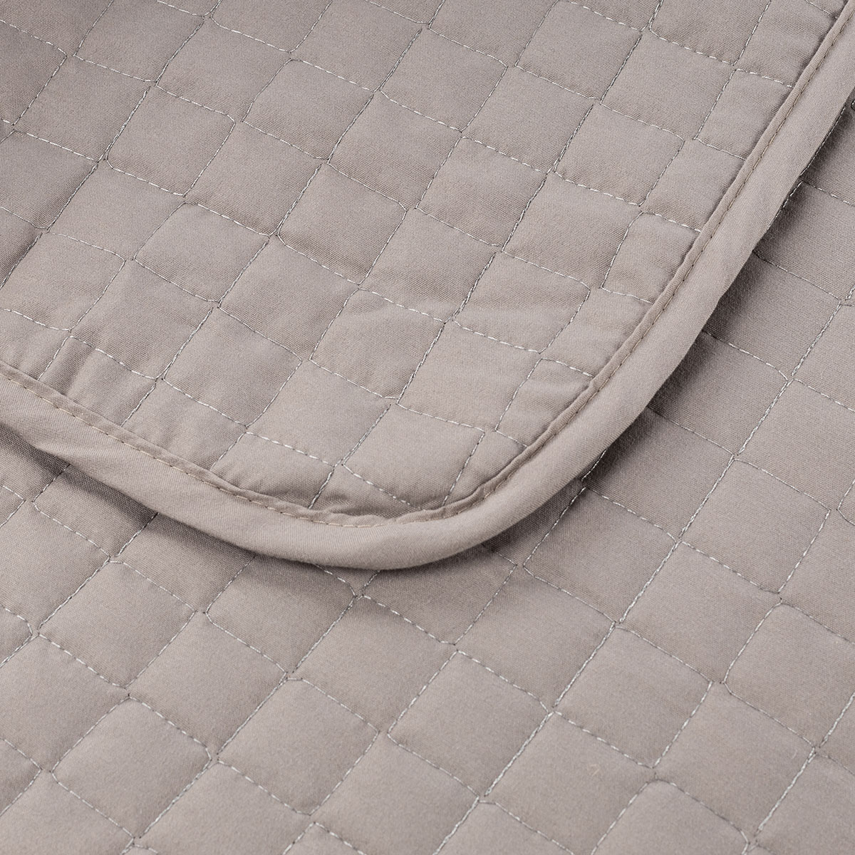 Colcha de casal GRACE taupe 250x250cm