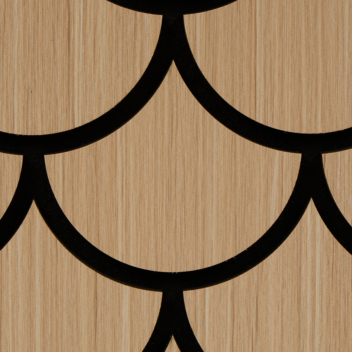 Painel decorativo CLINT natural em mdf 64x66cm