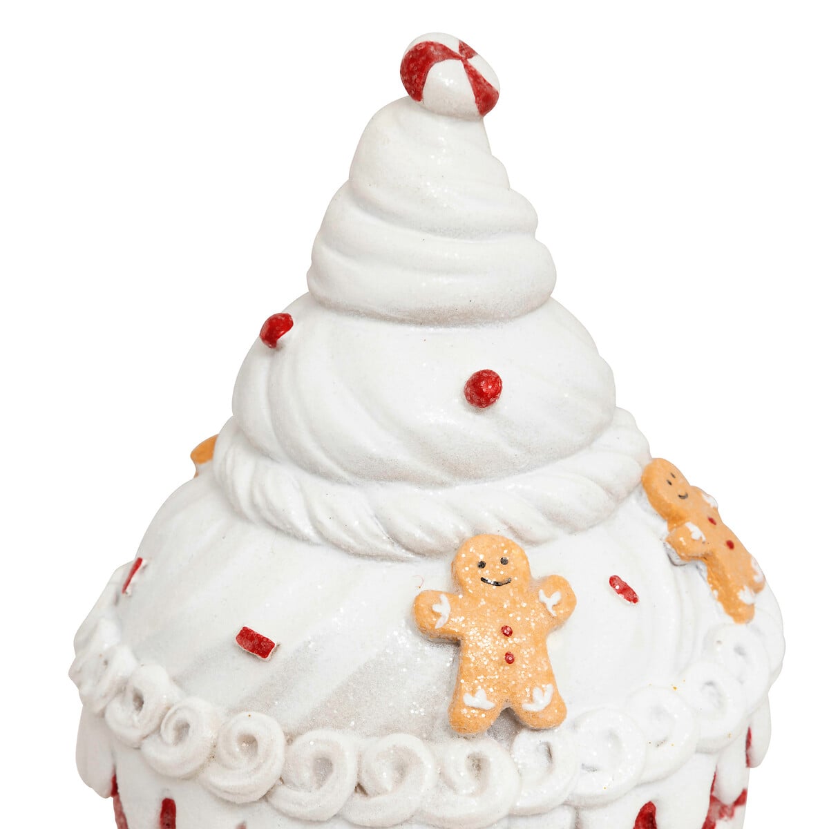 Casinha cupcake com bolachas de gengibre 20cm
