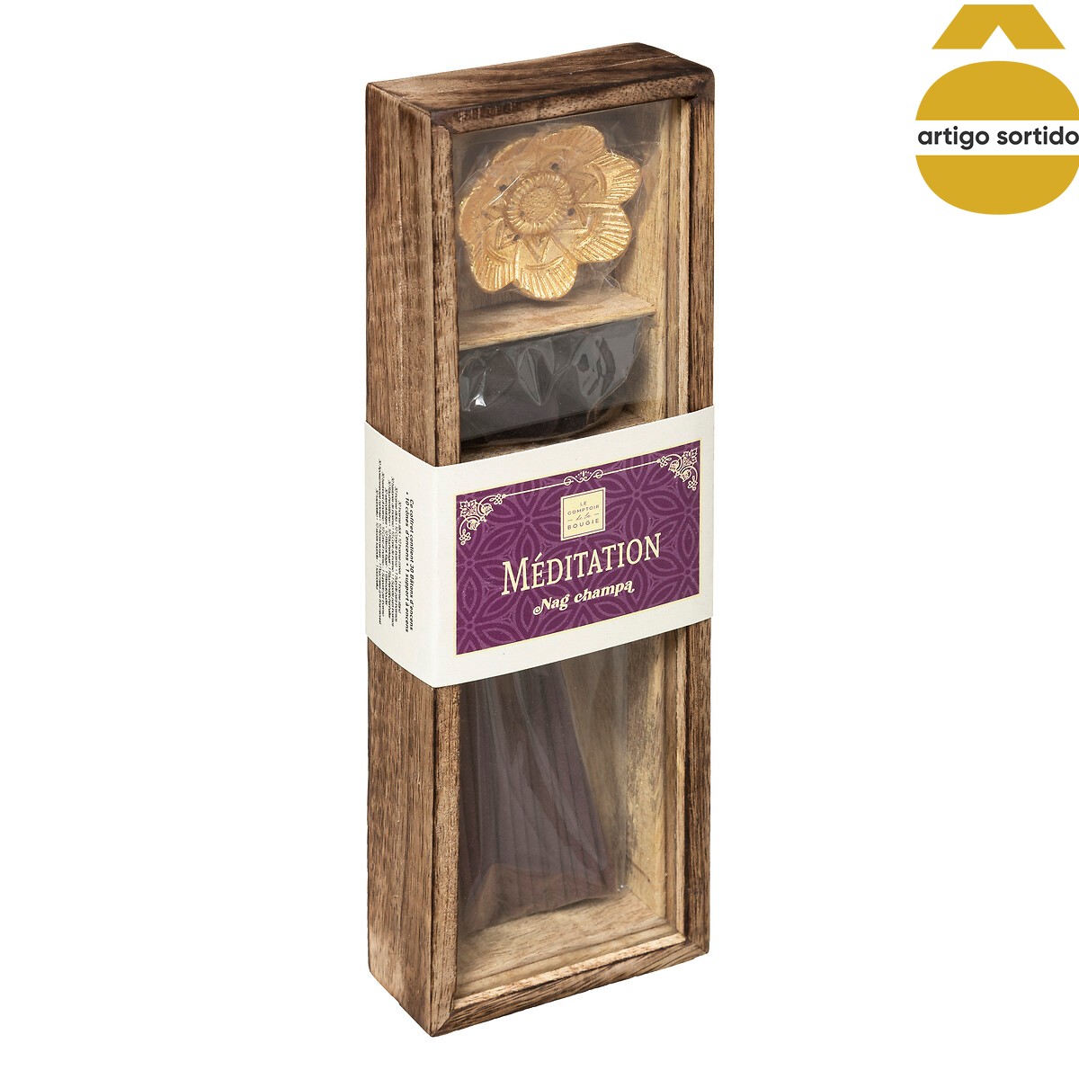 Conjunto de incenso e cones doly