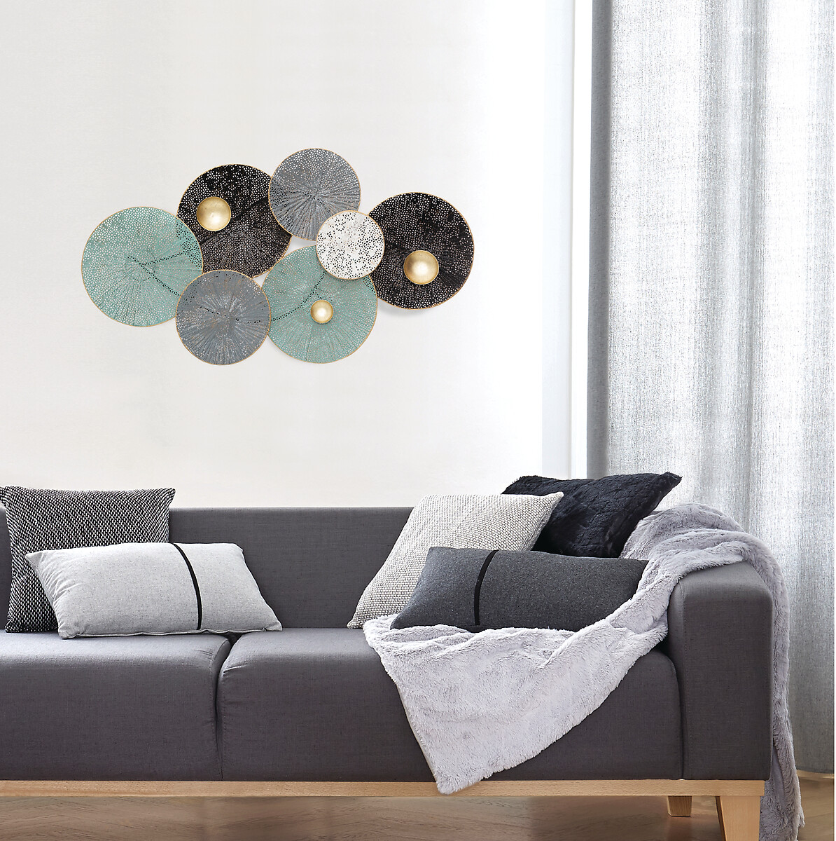 Quadro decorativo NENUPHAR em metal