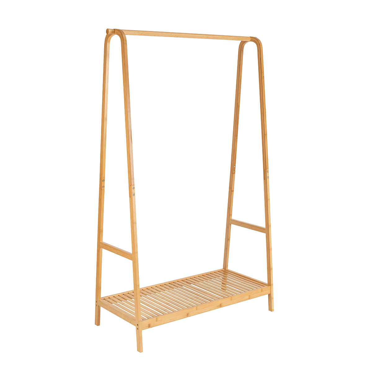 Cavalete com prateleira em bambu 170cm