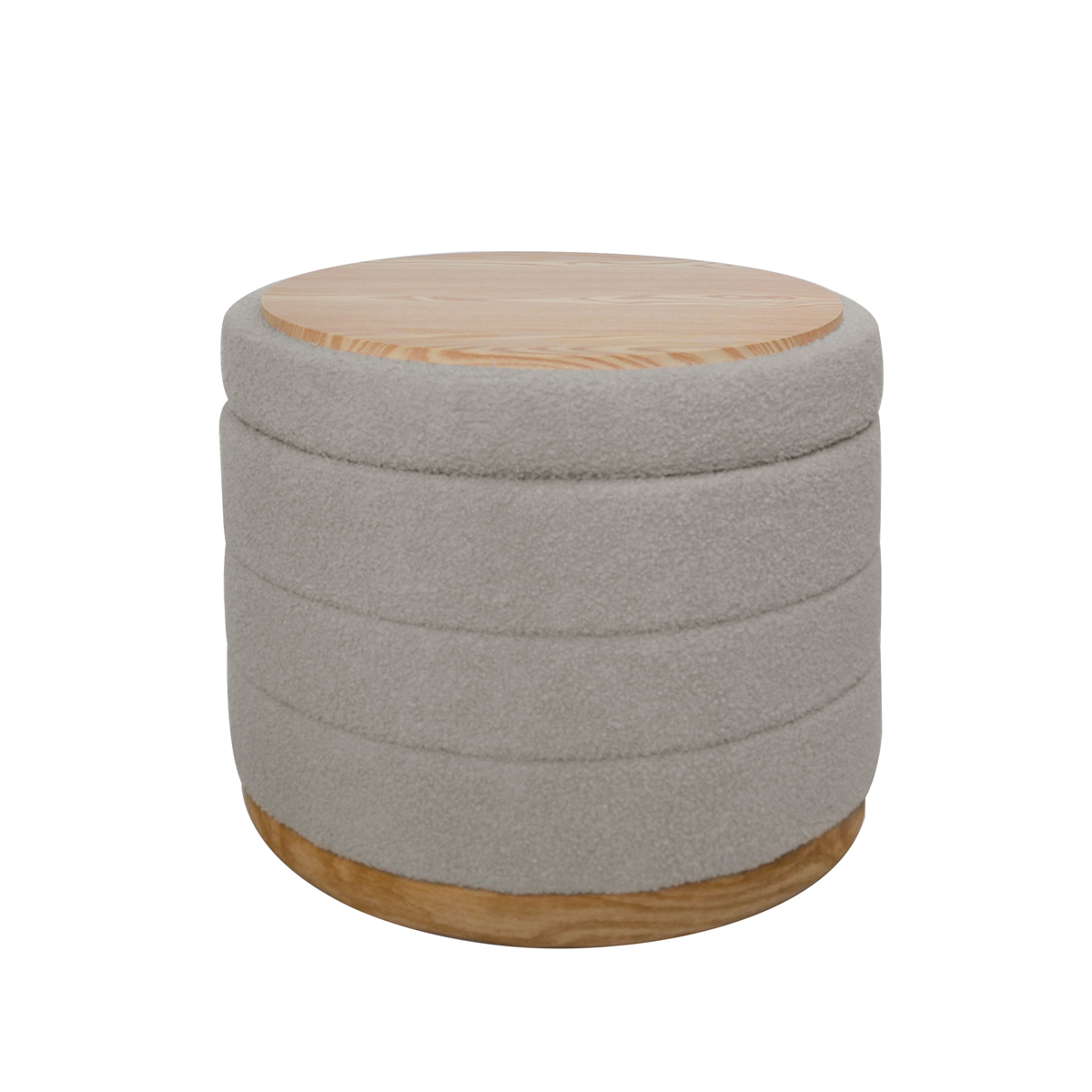 Pufe/mesa BATH cinza 44x56cm