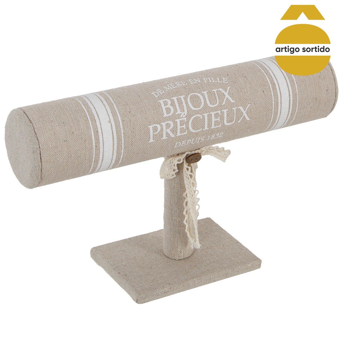 Porta pulseiras têxtil 23x15cm