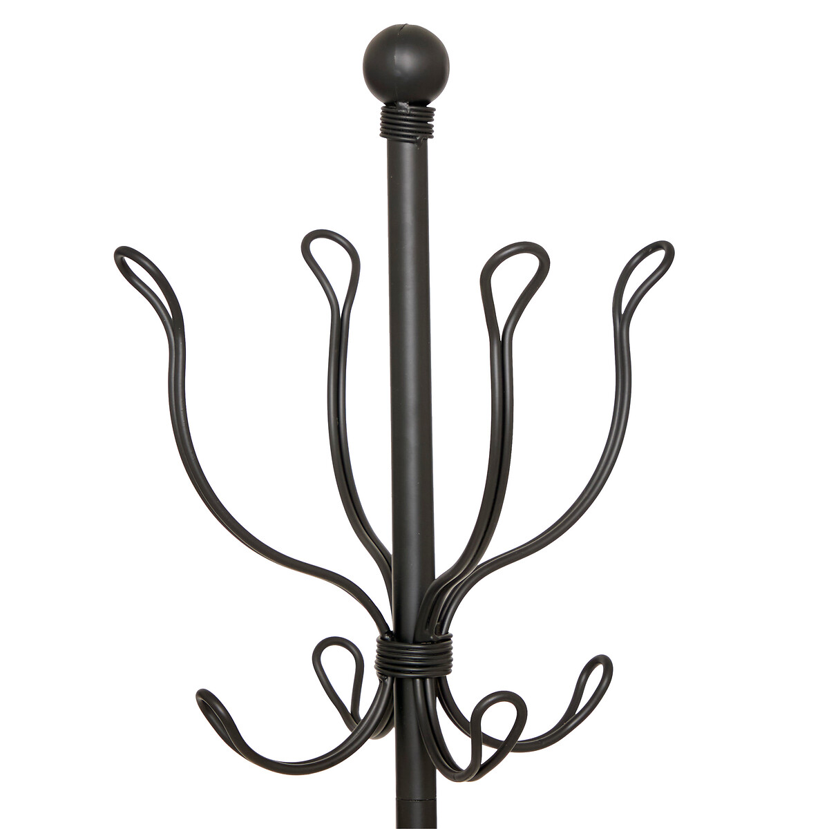 Cabide REMO preto em metal 170cm