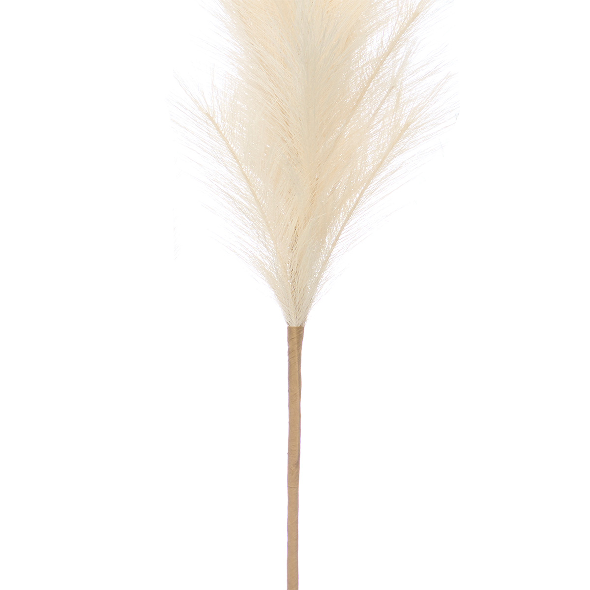 Haste pampas artificial branco 110cm