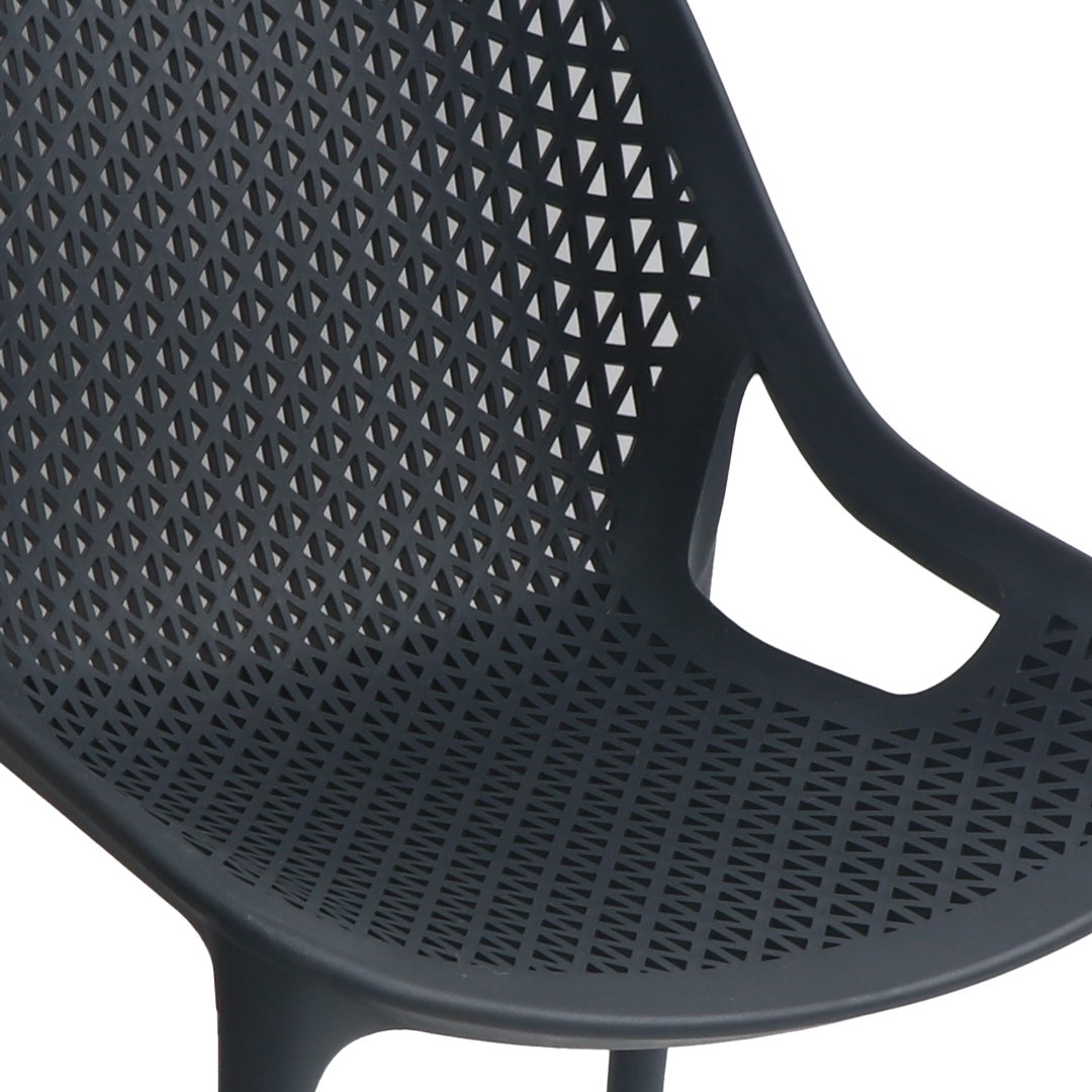 Cadeira OXY cinza antracite sem bra&ccedil;os