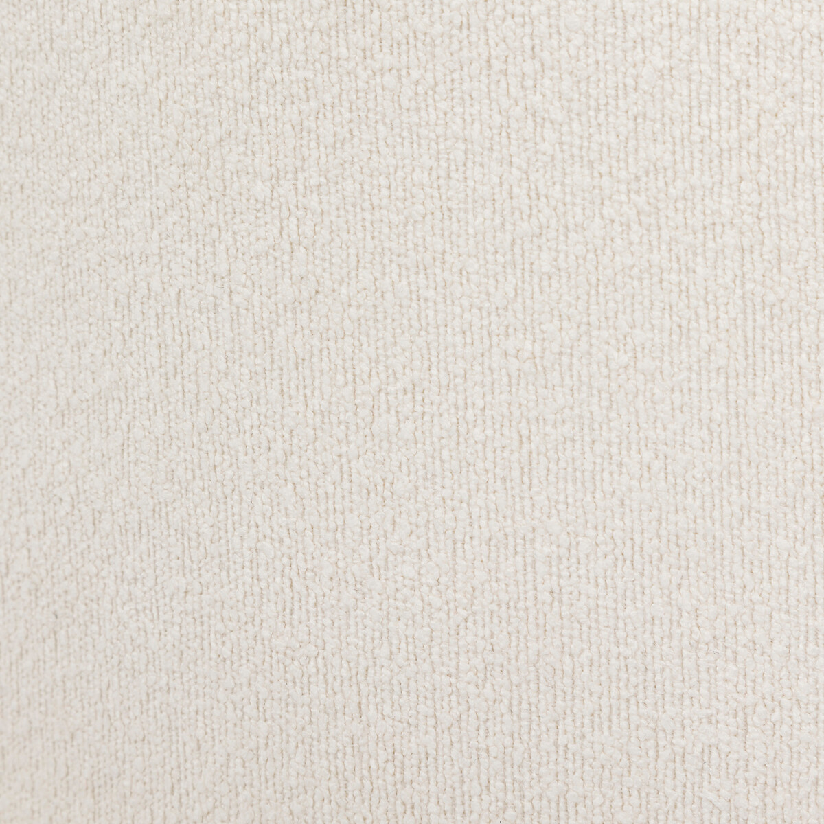 Pufe KAYDI com arruma&ccedil;&atilde;o branco coucl&eacute; D35x37cm