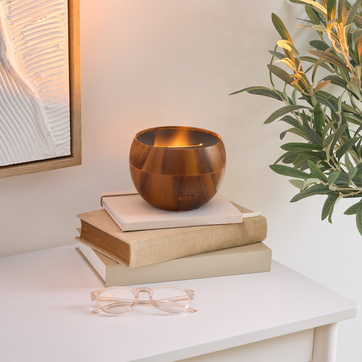 Difusor de aromas elétrico FLAMA castanho 150ml