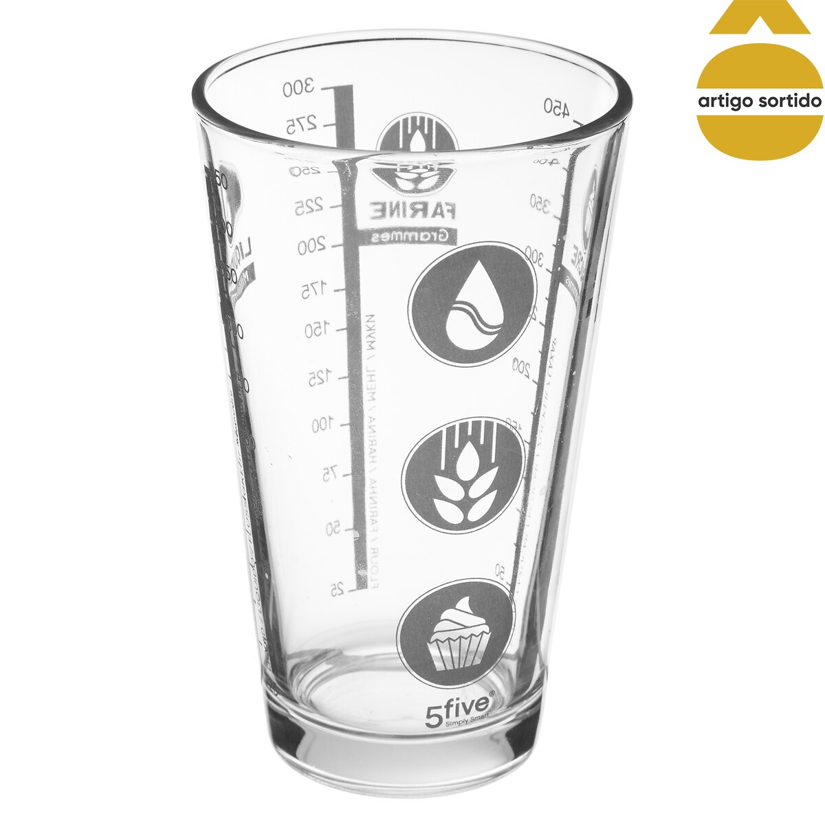 Copo medidor em vidro 50cl