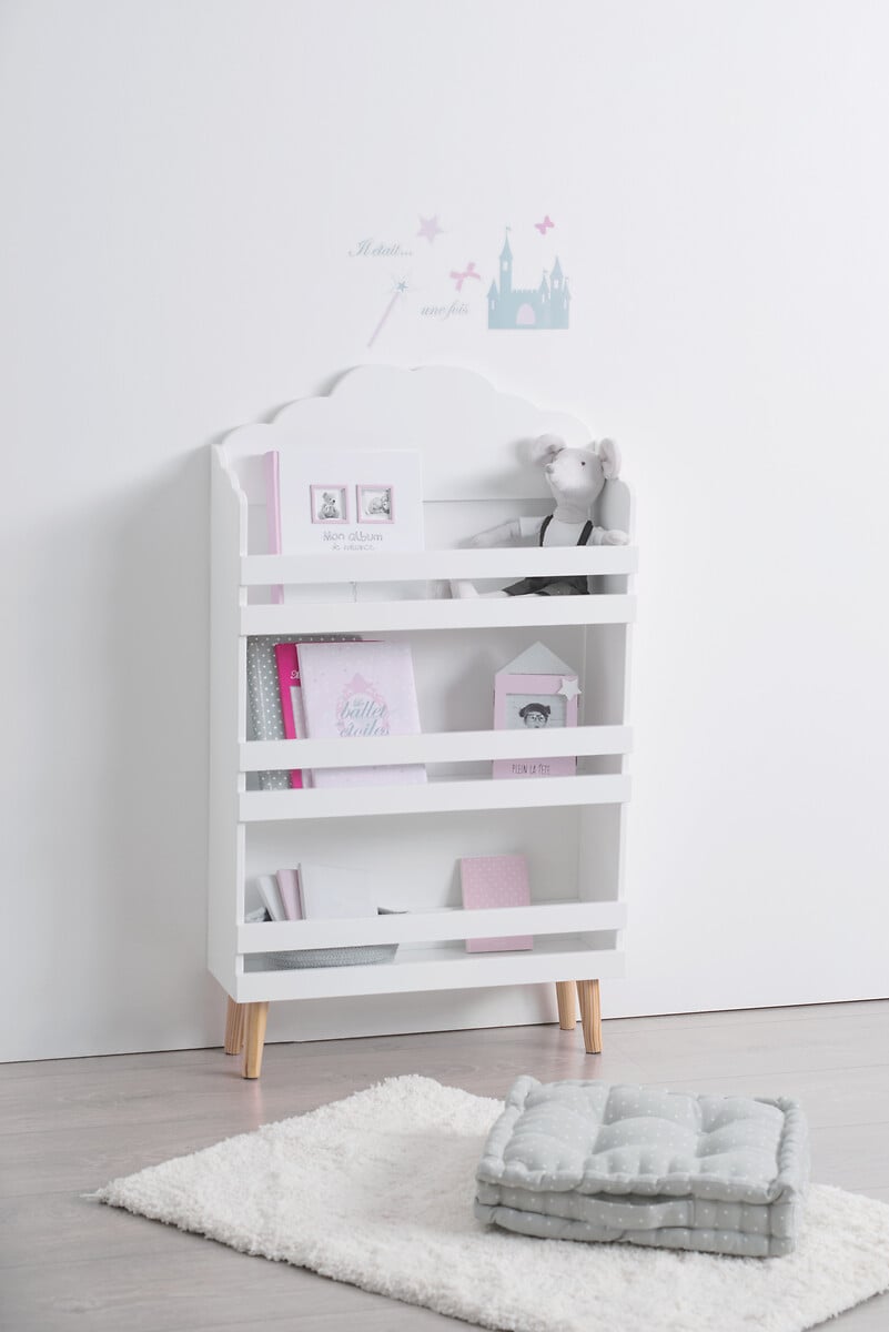 Estante NUVEM branca 100x18x58cm