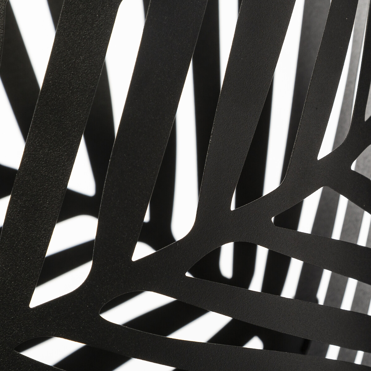 Vaso decorativo com folhas em metal com suporte,  Vaso decorativo com folhas em metal com suporte